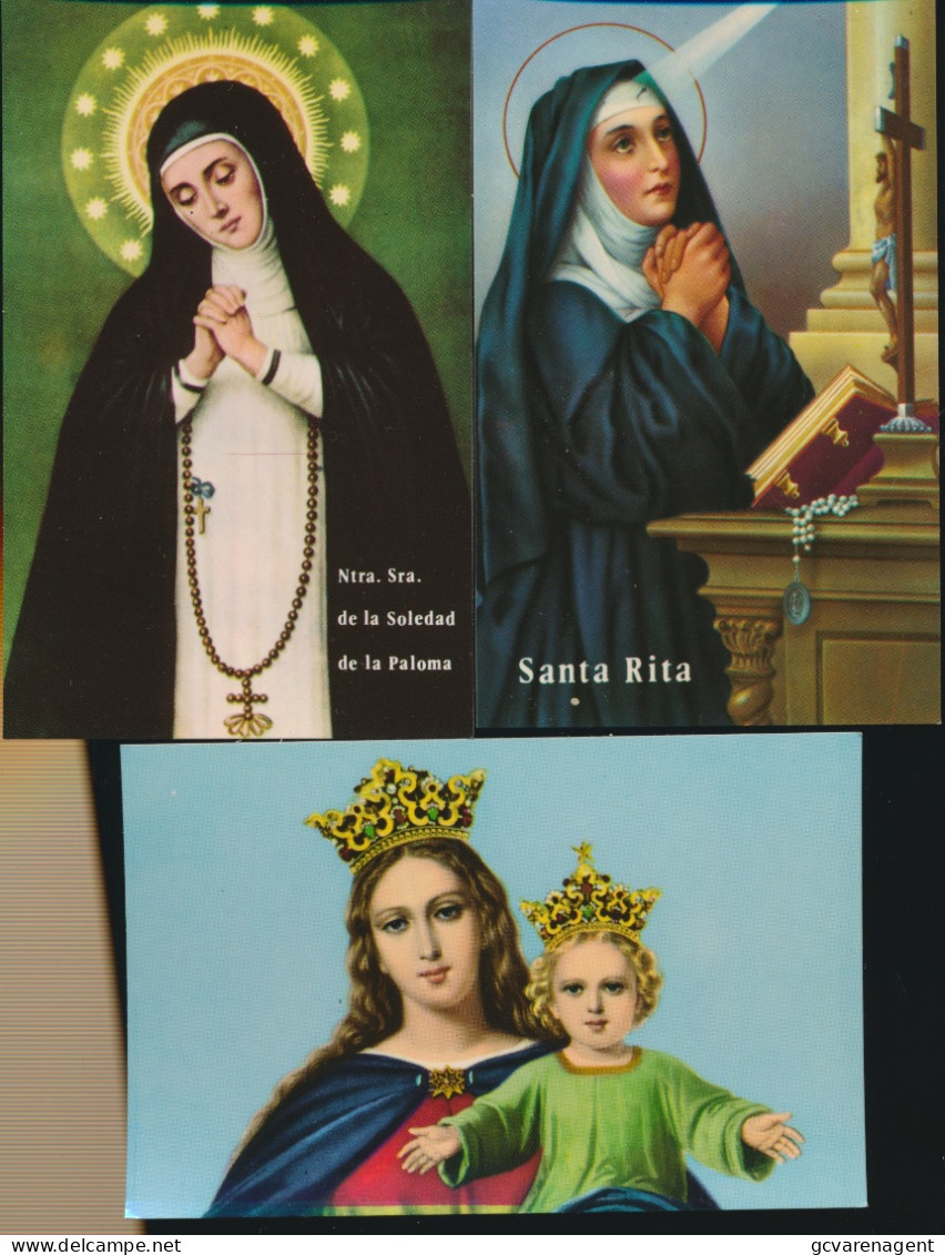 H.PRENTJE , IMAGE PIEUSE.  ==   15  X  SAINTS. HEILIGEN.      11 X 7,5  CM. VOIR SCANS - Andachtsbilder