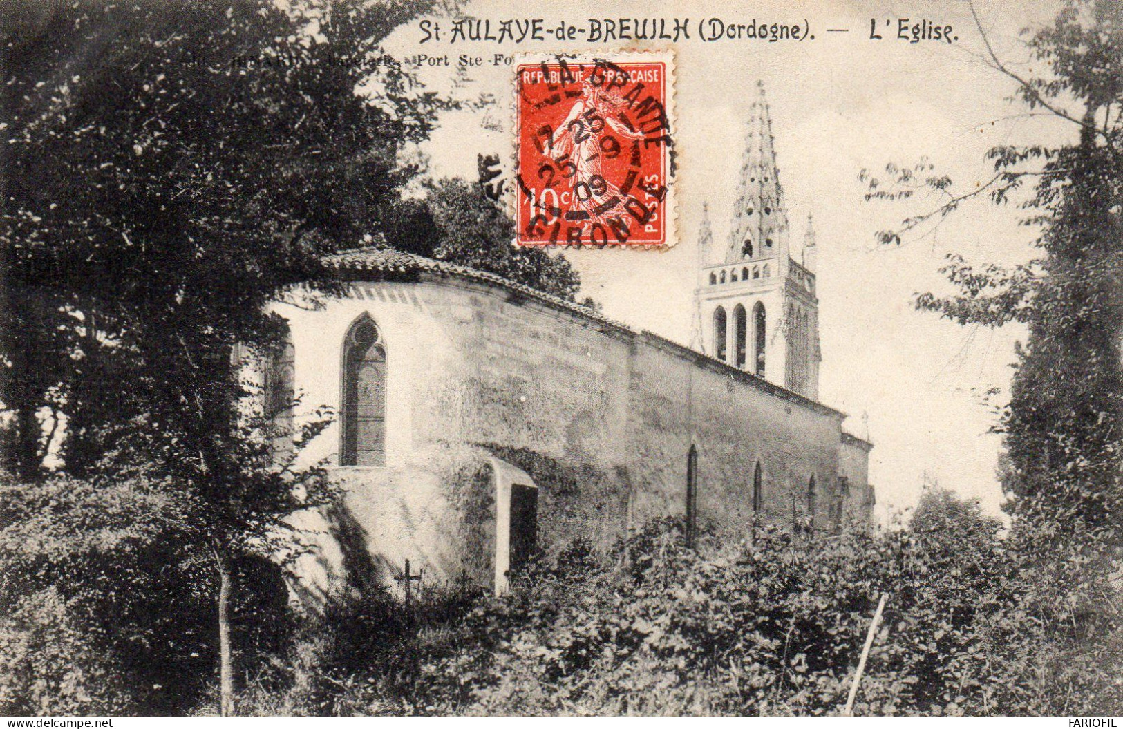 St AULAYE De BREUILH  ( Dordogne ) . L' Eglise . - Andere & Zonder Classificatie