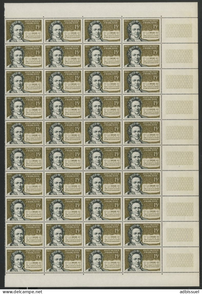 N° 1139 15 Fr THENARD Panneau De 40 Ex. Neufs ** Cote 40 € Vendu à 8 % De La Cote - Full Sheets