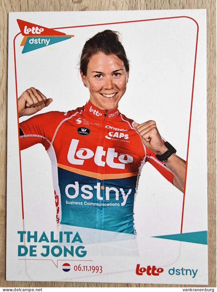 Card Thalita De Jong - Team Lotto-Dstny - 2024 - Women - Cycling - Cyclisme - Ciclismo - Wielrennen - Radsport
