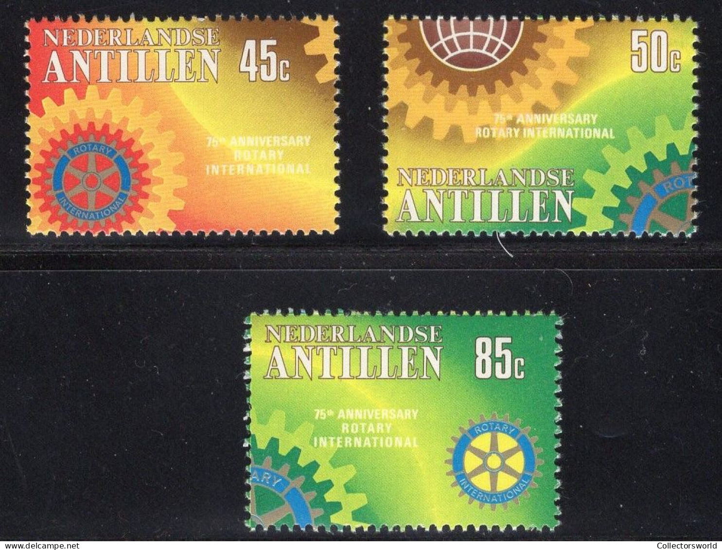 Netherlands Antilles 1980 Serie 3v Rotary International MNH - Antilles