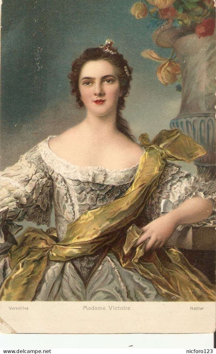 "Nattier. Madame Victoire". Fine Art, Painting, Stengel Postcard # 29243 - Pintura & Cuadros