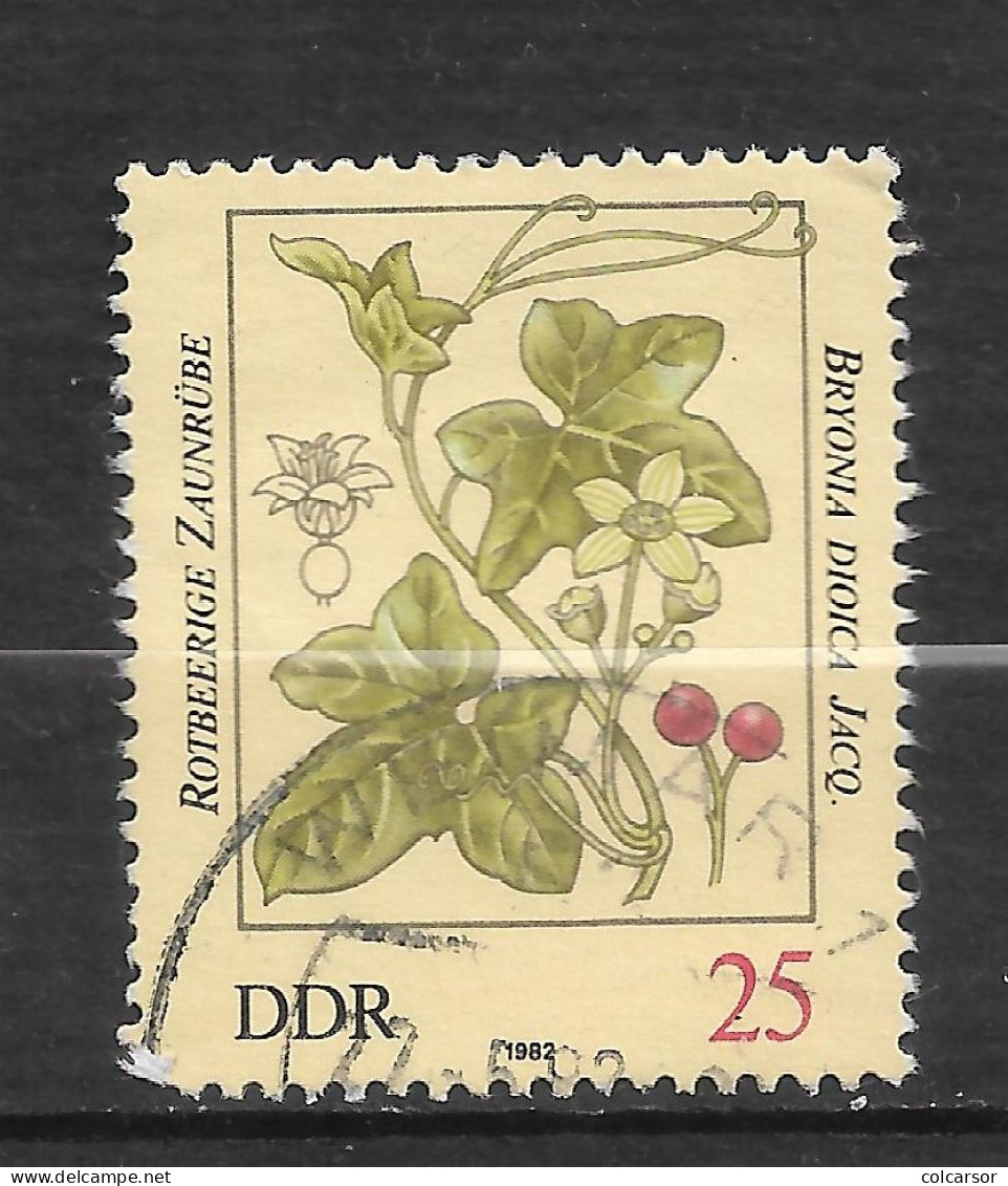 ALLEMAGNE   REPUBLIQUE DÉMOCRATIQUE  N°  2344 "  Flore " - Gebruikt