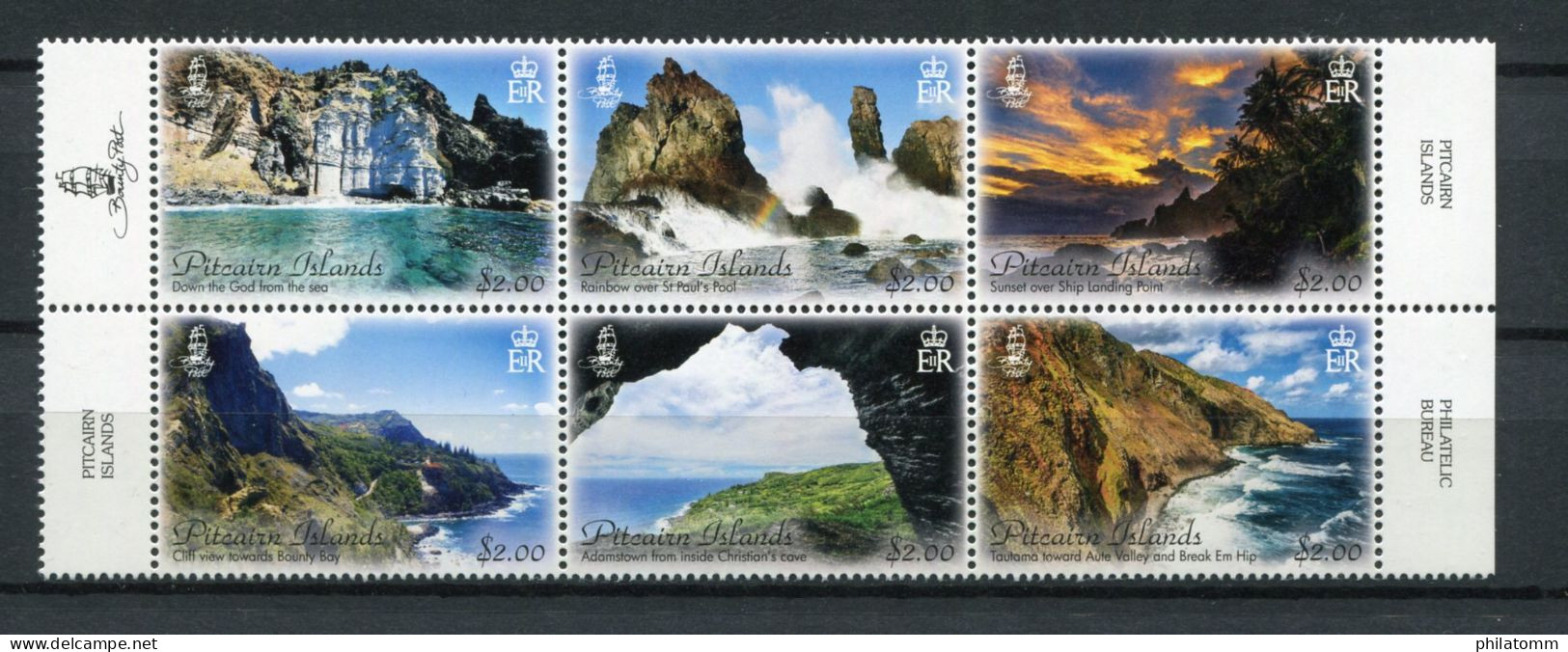 Pitcairn - Mi.Nr. 957 / 962 - "Landschaften" ** / MNH (aus Dem Jahr 2016) - Pitcairn