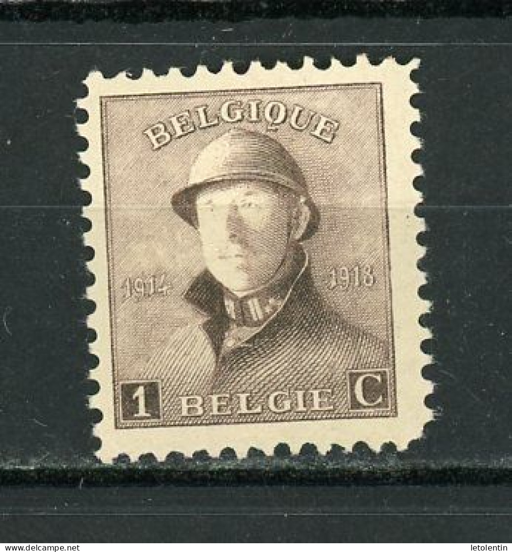 BELGIQUE   ALBERT 1er  - N° Yvert 165** - 1915-1920 Albert I.