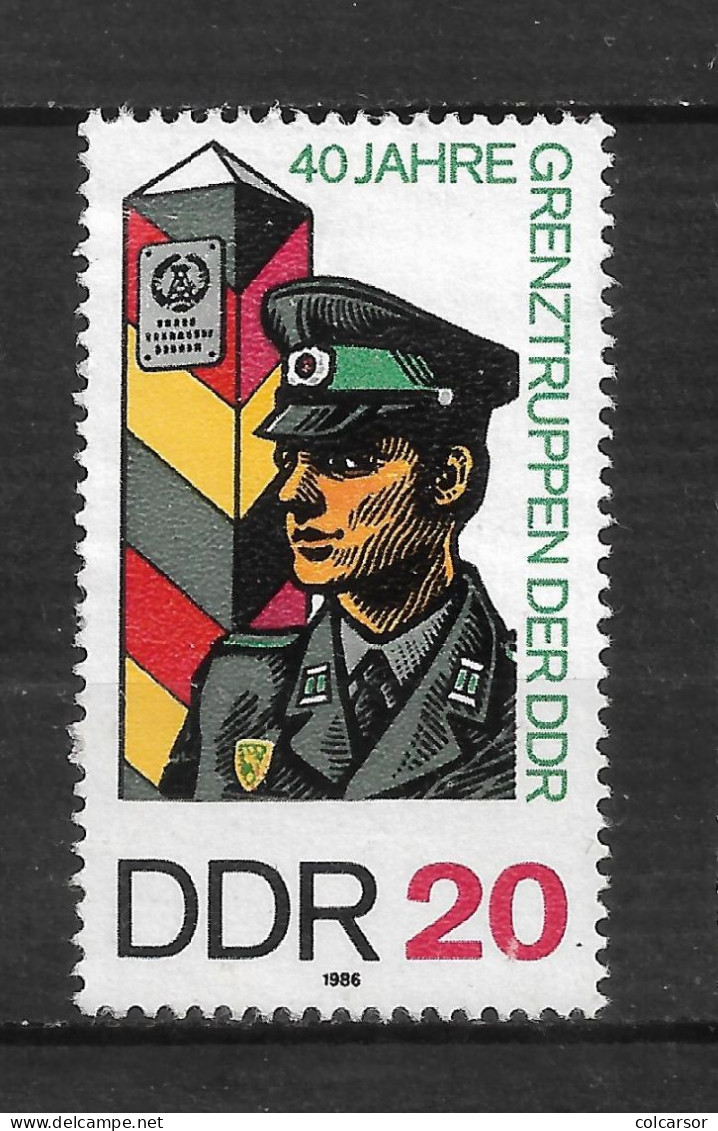 ALLEMAGNE   REPUBLIQUE DÉMOCRATIQUE  N°  2670 " GARDE FRONTIÈRES " - Gebruikt