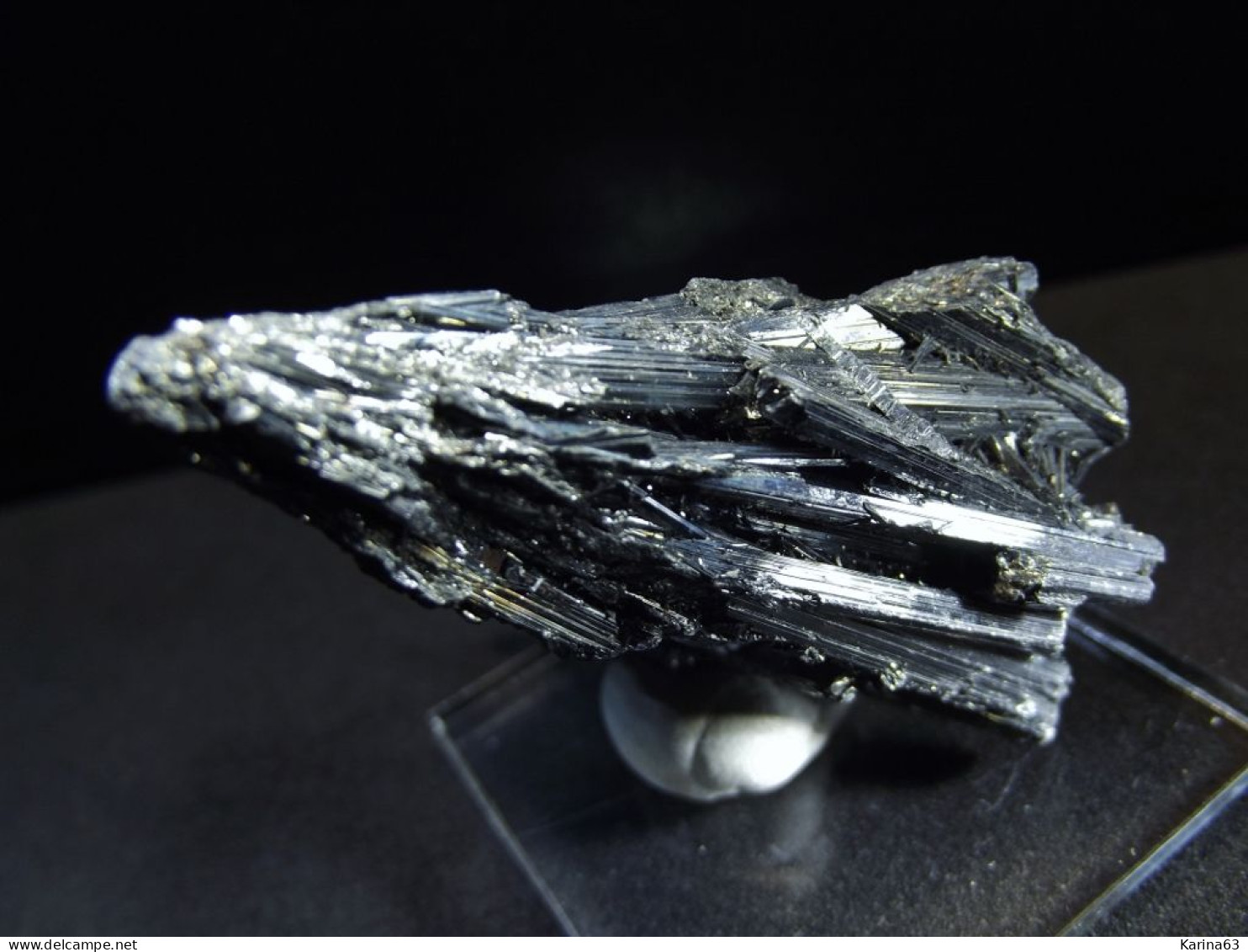 Stibnite - Stibine ( 5 x 5 x 2.5 cm) - Herja Mine, Baia Mare, Maramures -  Romania