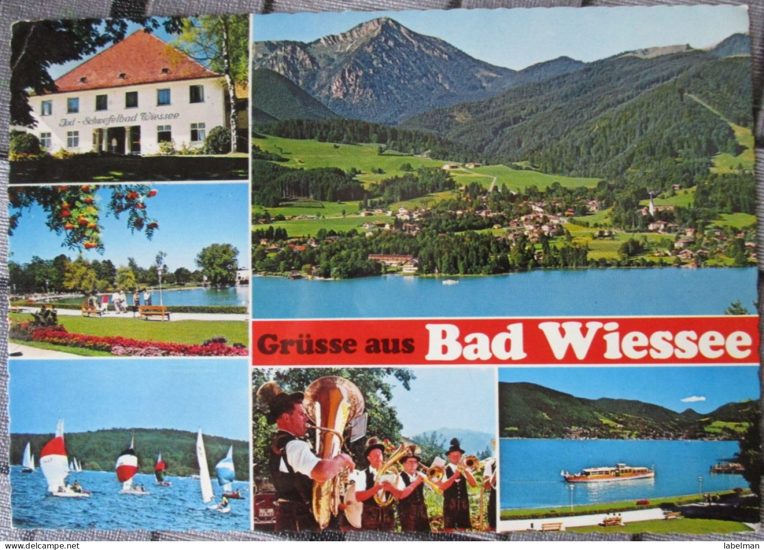 DEUTSCHLAND GERMANY BAD WIESSEE TEGERNSEE CARTE POSTALE ANSICHTSKARTE CARTOLINA POSTCARD PC POSTKARTE CARD KARTE CP AK - Sonstige & Ohne Zuordnung