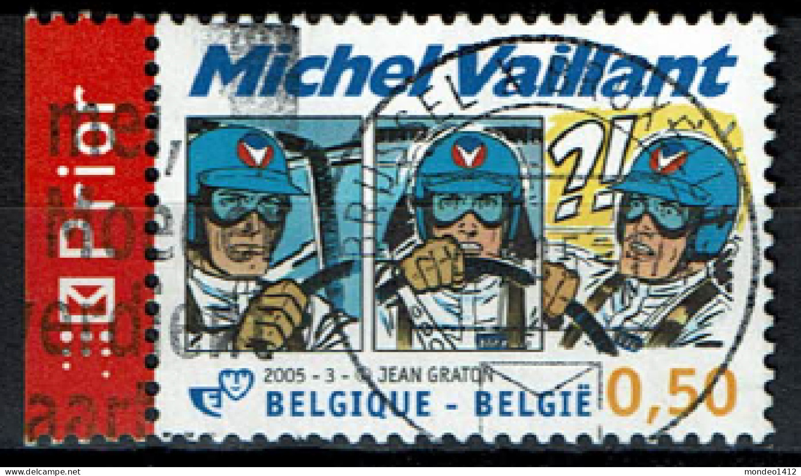 België OBP 3350 - Michel Vaillant Jean Graton Strip BD Comic Racecar Auto - Gebruikt