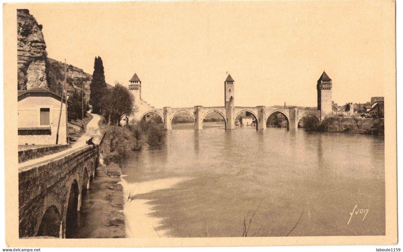 46 LOT CAHORS : LE LOT ET LE PONT VALENTRE - Cahors