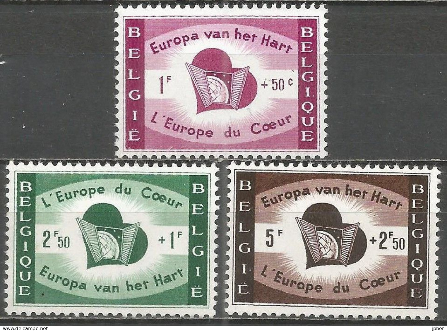 Belgique - Europe Du Coeur - Aide Aux Personnes Déplacées - N°1090 à 1092 ** - Unused Stamps