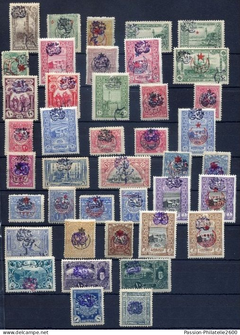 SYRIE ROYAUME COLLECTION DE 41 TIMBRES** SANS CHARNIERES (SIGNEES J.F.BRUN) - Syrie