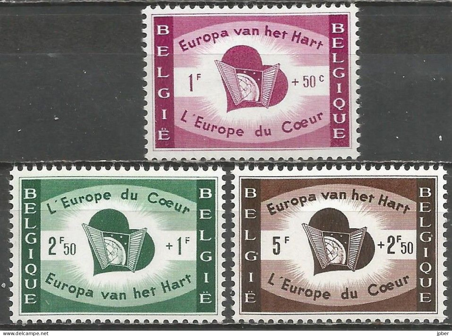 Belgique - Europe Du Coeur - Aide Aux Personnes Déplacées - N°1090 à 1092 ** - Unused Stamps