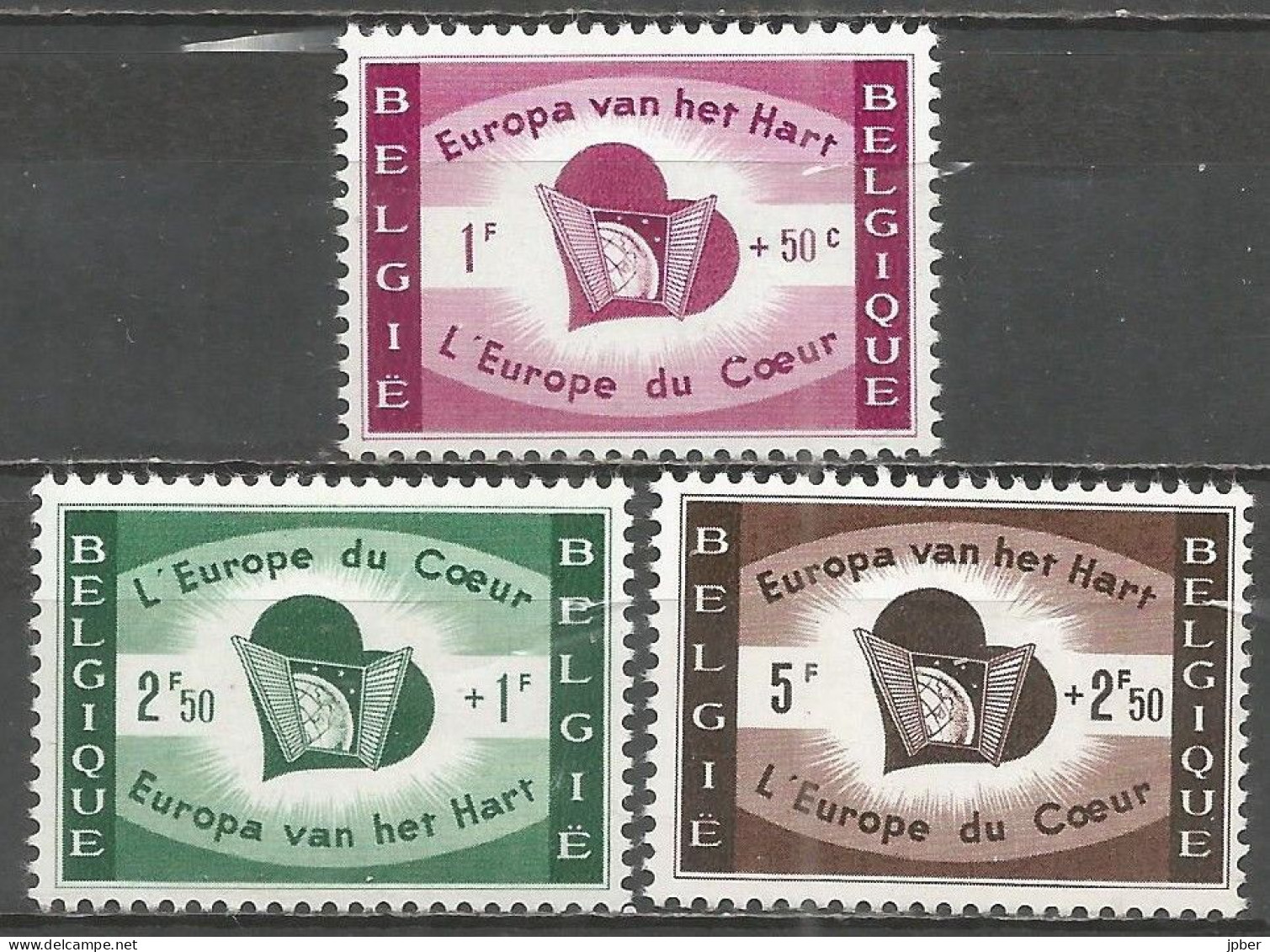 Belgique - Europe Du Coeur - Aide Aux Personnes Déplacées - N°1090 à 1092 ** - Unused Stamps