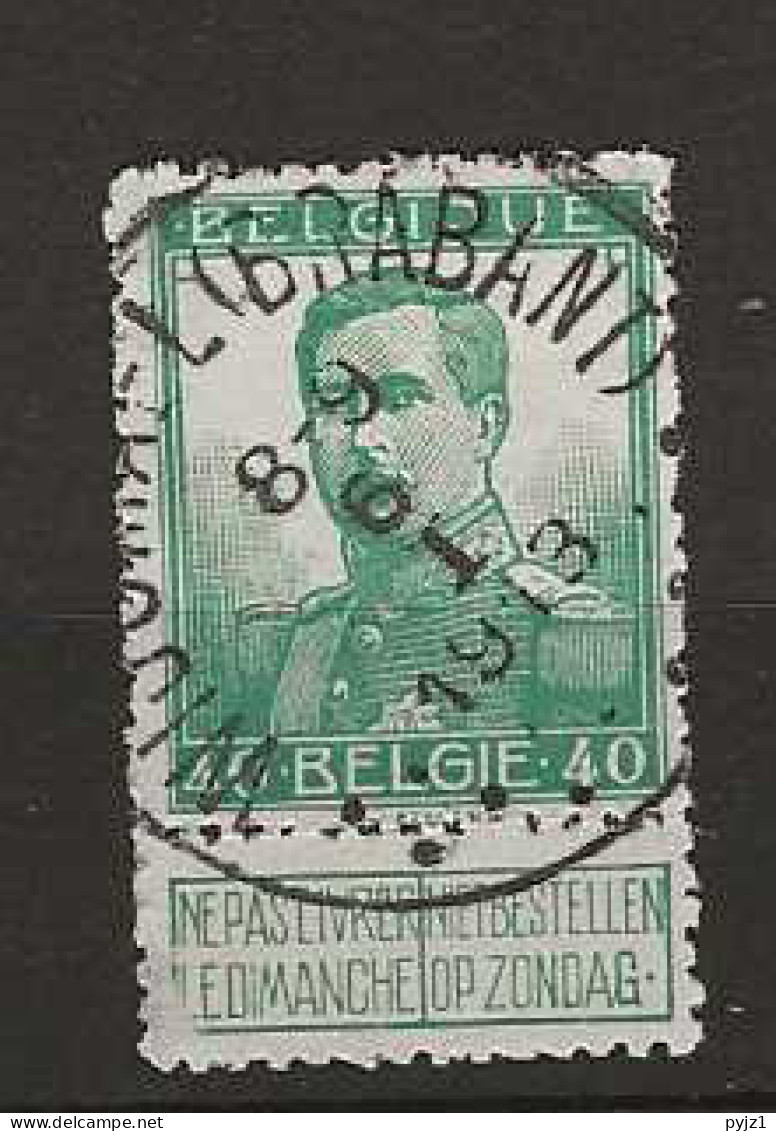 1912 USED Belgium Mi 95 - 1912 Pellens