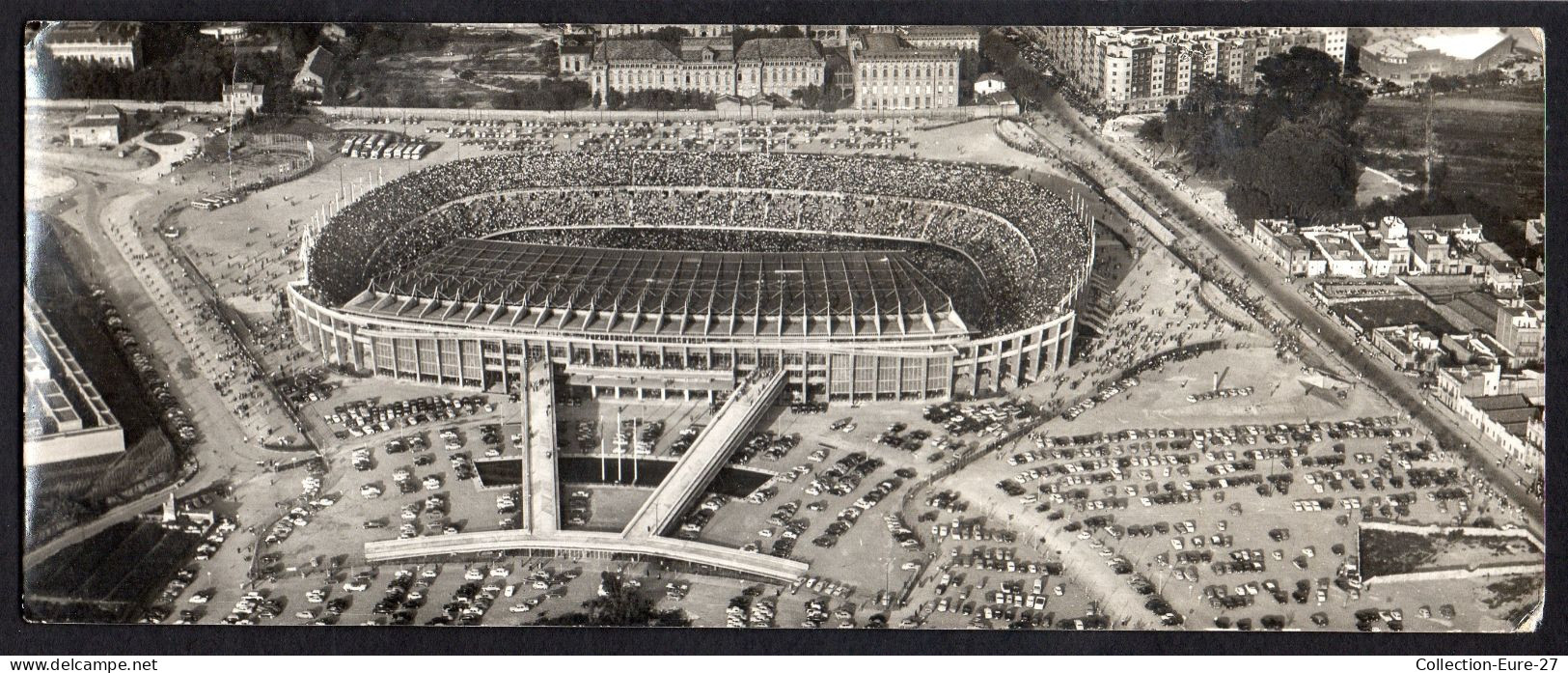 (28/04/24) ESPAGNE-CPSM BARCELONA - STADE CAMP NOU (FC BARCELONE) - LONGUE CARTE PANORAMIQUE - Barcelona