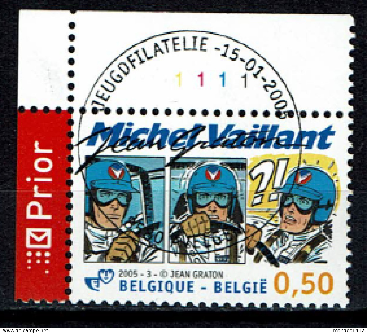 België OBP 3350 - Michel Vaillant Jean Graton Strip BD Comic Racecar Auto - Oblitérés