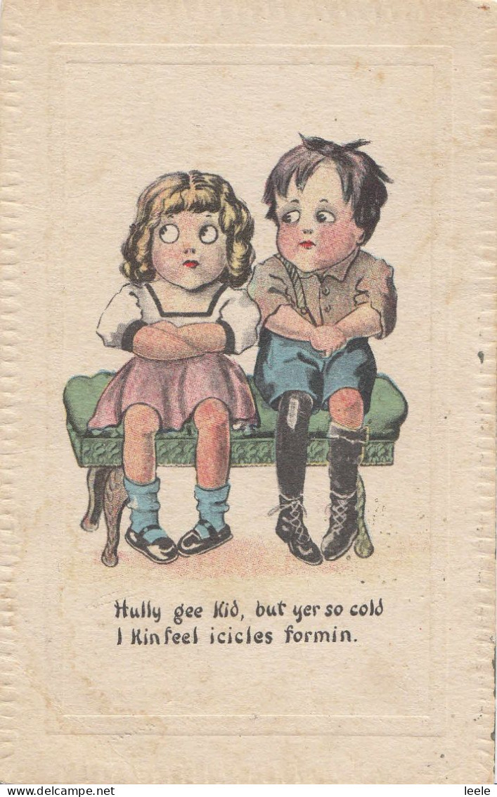 C85. Vintage US Postcard. Anglo Kid Series. Children - Otros & Sin Clasificación