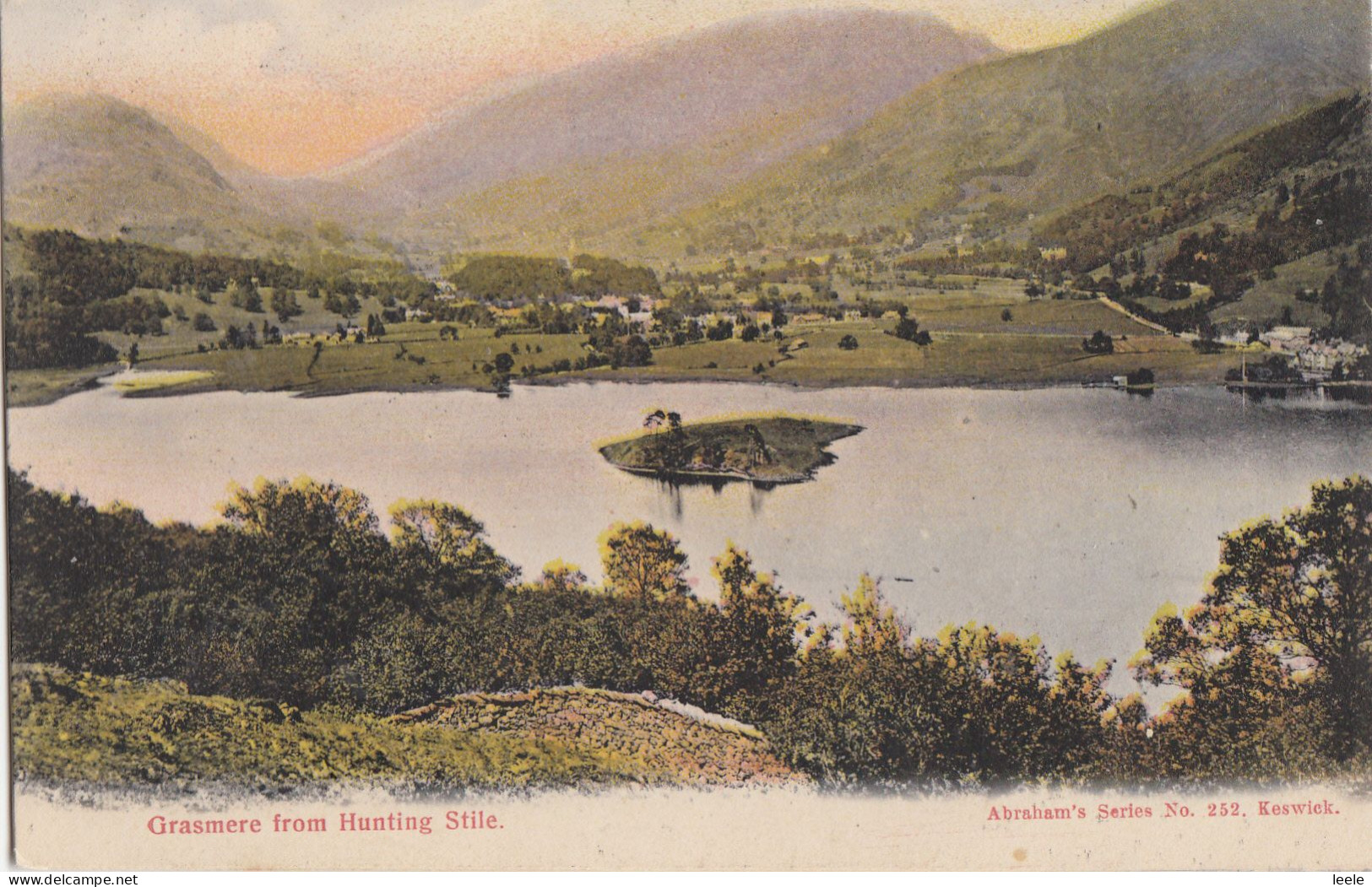 C97. Vintage Postcard. Grasmere From Hunting Stile. - Grasmere