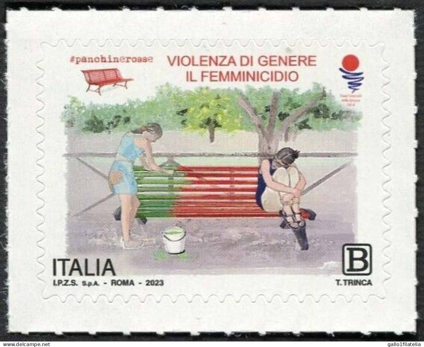 2023 - ITALIA / ITALY - VIOLENZA DI GENERE IL FEMMINICIDIO / GENDER VIOLENCE AND FEMINICIDE. MNH - 2021-...: Ungebraucht