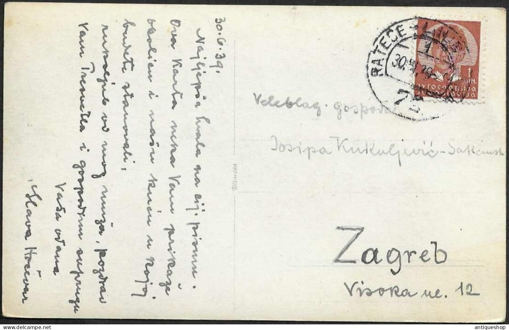 Slovenia-----Moste Pri Zirovnici-----old Postcard - Slovenia