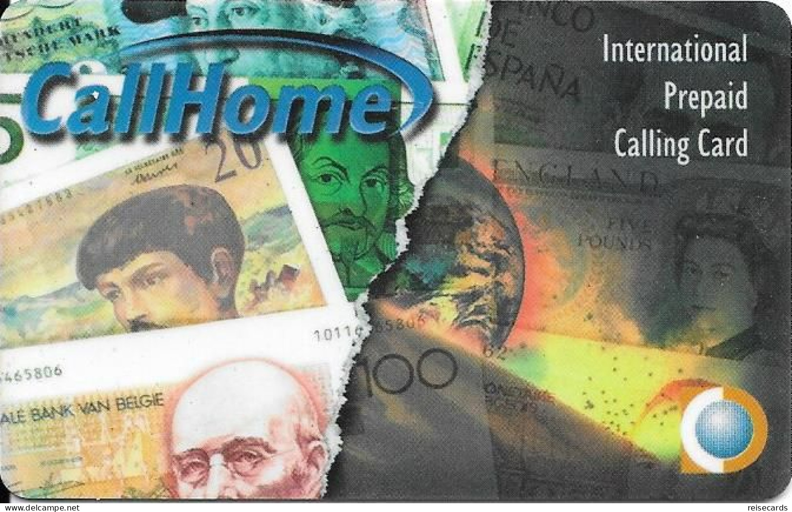 Italy: Prepaid Call Home - Bank Notes - GSM-Kaarten, Aanvulling & Voorafbetaald