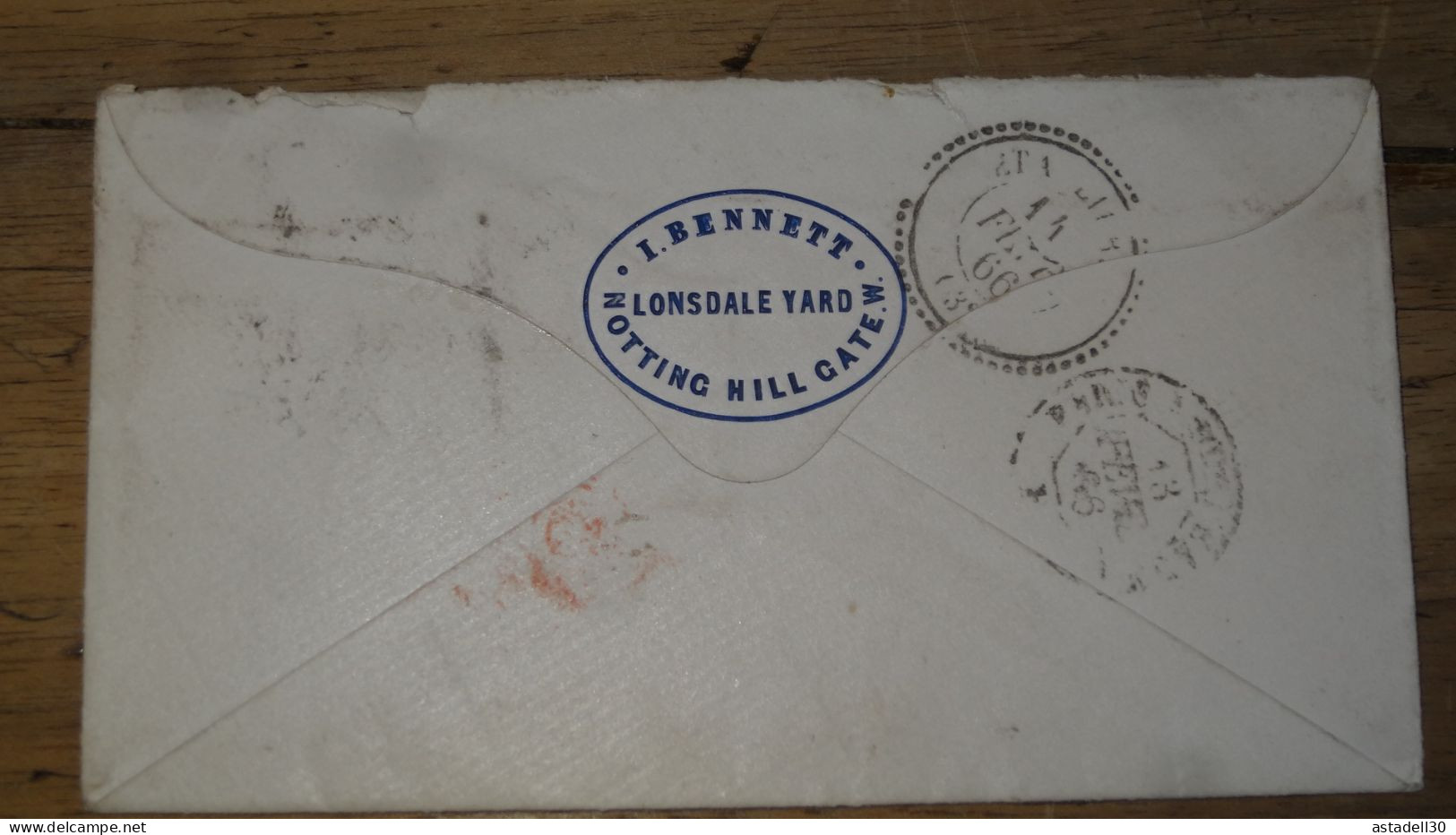 Enveloppe Avec 4 Pence, N°7, London 1866 To France  ...................... 240424-CL-2-3 - Briefe U. Dokumente