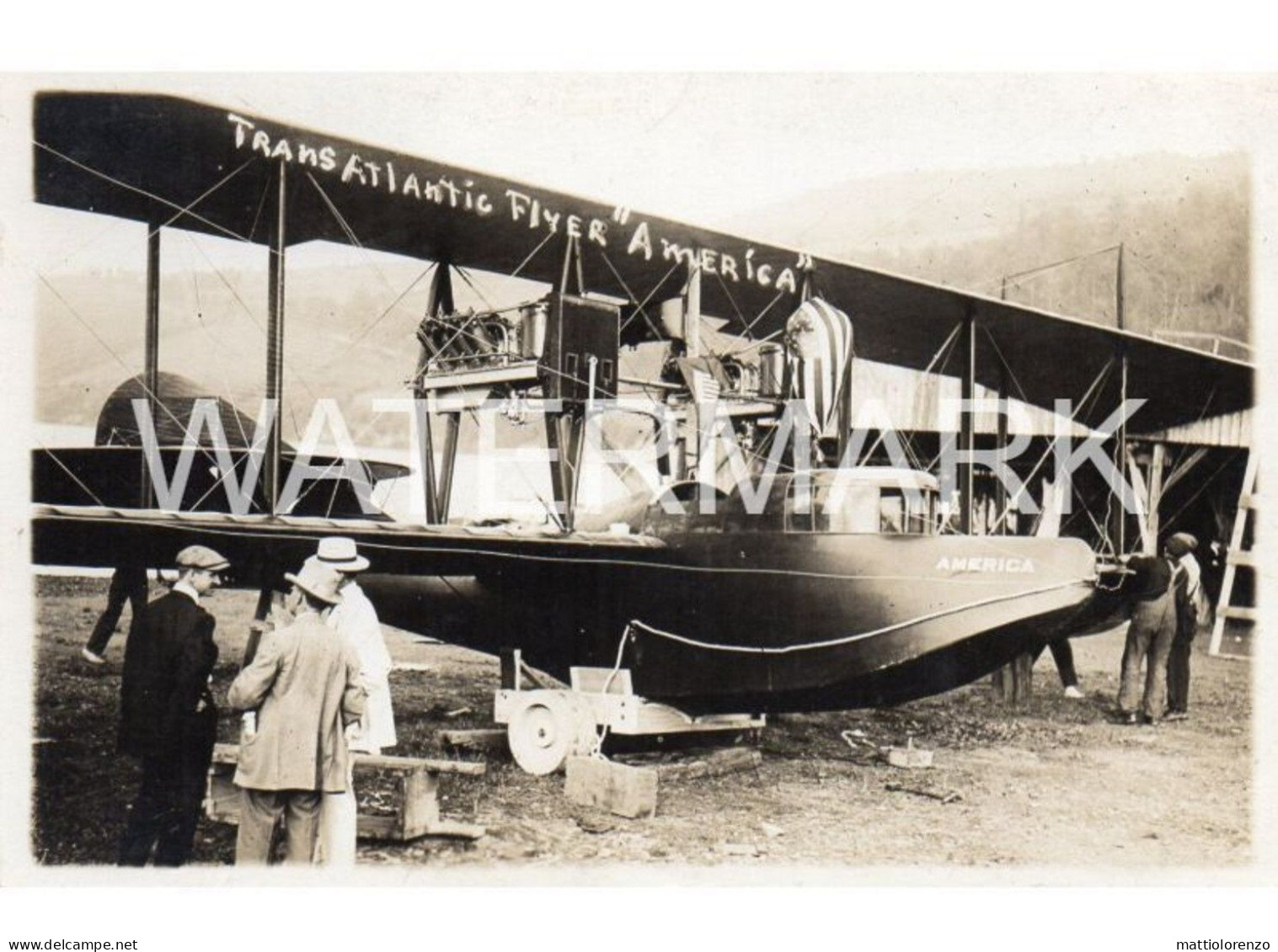 THE HYDROPLANE AMERICA 1914 TRIALS OF PORTE & CURTISS AIRCRAFT AT LAKE KEUKA NEW YORK 8 POSTCARDS - ....-1914: Précurseurs
