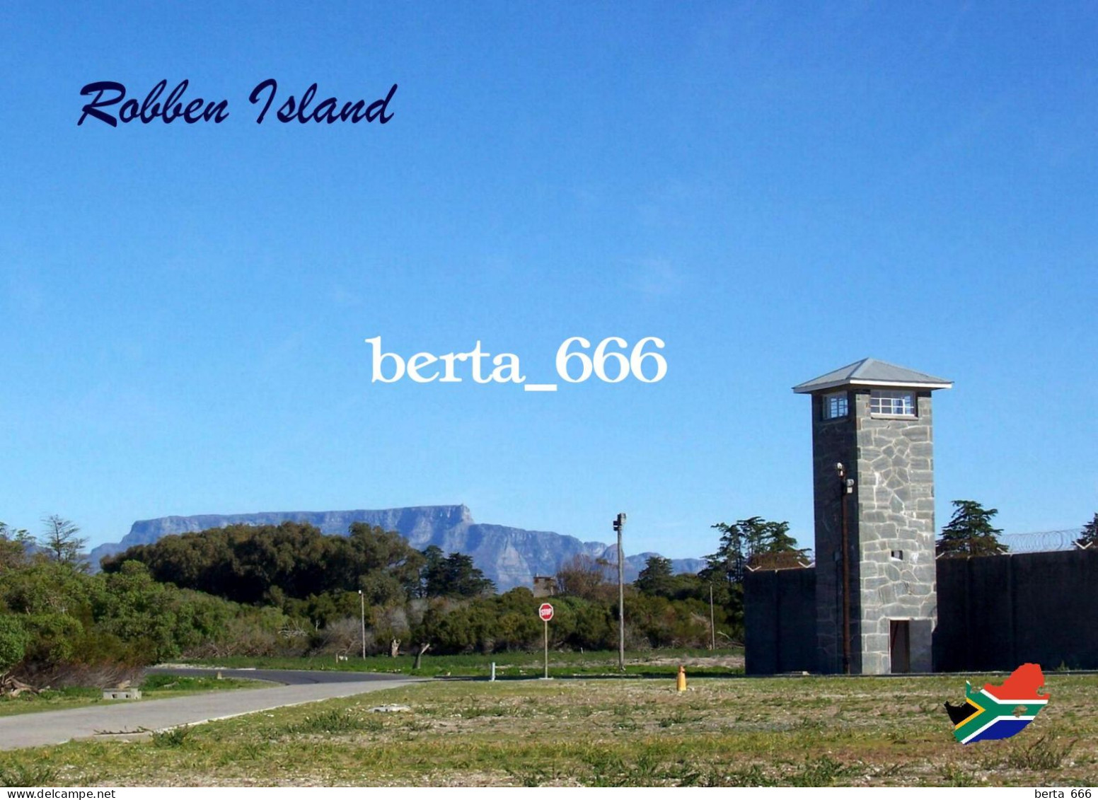 Robben Island UNESCO Prison Tower South Africa New Postcard - Sud Africa