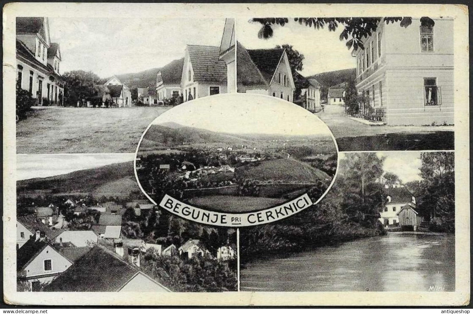 Slovenia-----Begunje Pri Cerknici-----old Postcard - Slovénie