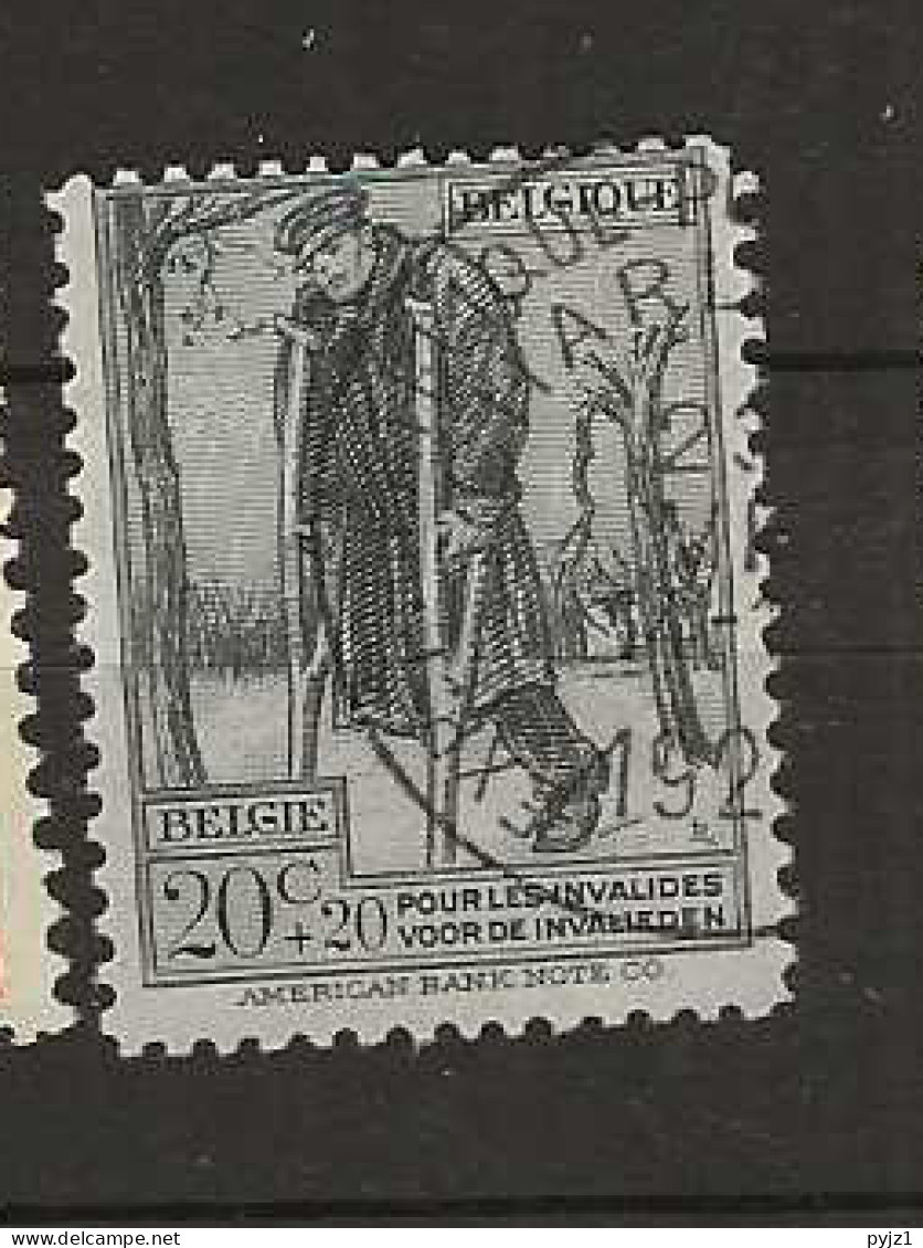 1923 USED Belgium Mi 185 - 1922-1927 Houyoux