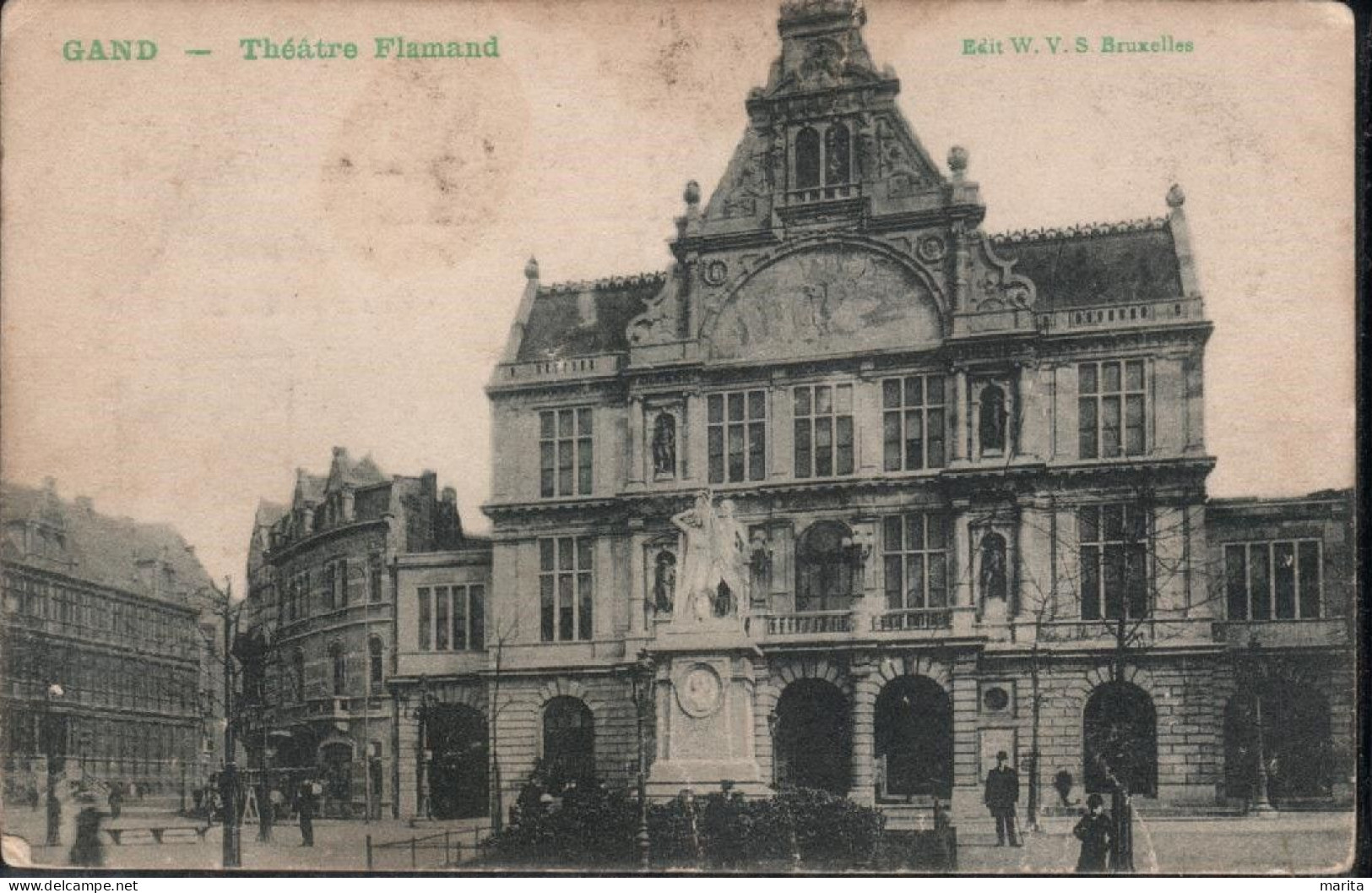 Gent  De Vlaamse Theater  - Gand Le Théatre Flamand - Gent