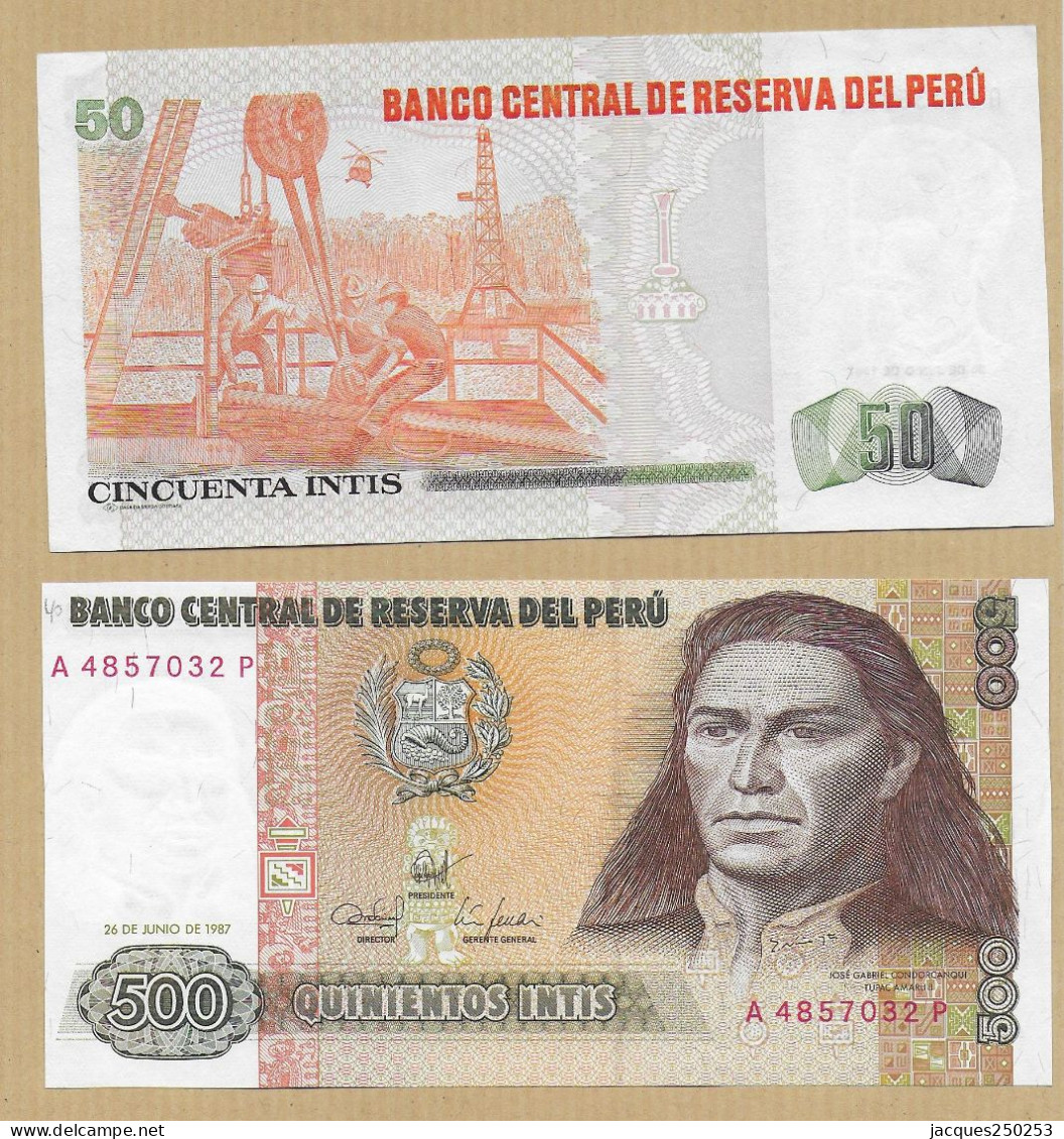 50 - 500 INTIS 1987 - Perú