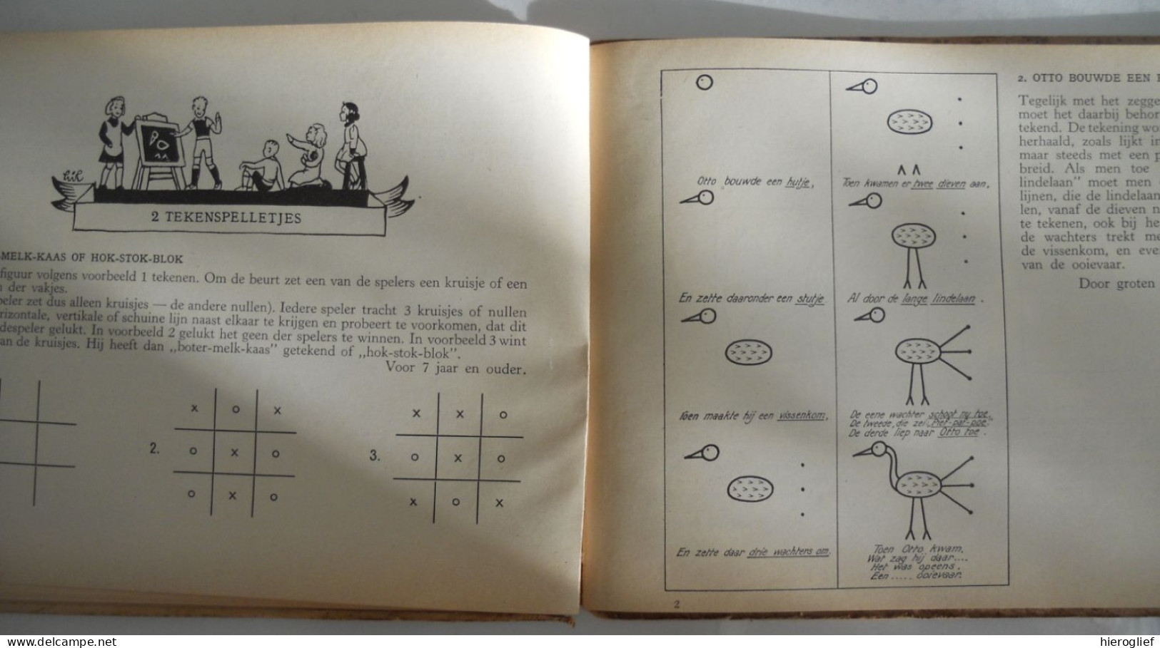 SPEL EN LIED 3 Vrolijke Vrienden - Door Ans M. Bos  & Marie J. De Haas / Den Haag Van Stockum & Zoon 1943 Kinderen Zang - Junior