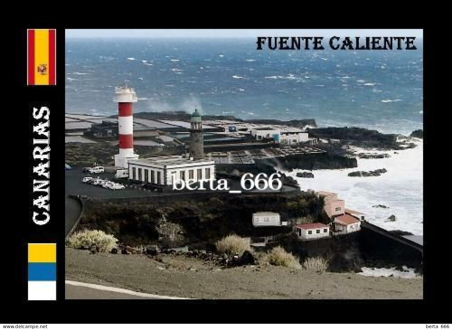 Spain Canary Islands Fuente Caliente Lighthouse New Postcard - Fari