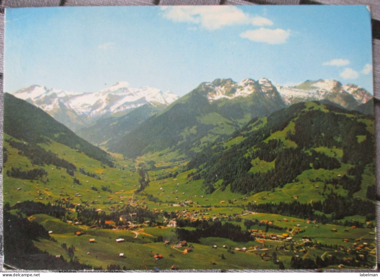 SWITZERLAND SWISS HELVETIA GSTAAD ARPELISTOCK CP PC AK CARD POSTKARTE CARTE POSTALE POSTCARD ANSICHTSKARTE CARTOLINA - Autres & Non Classés