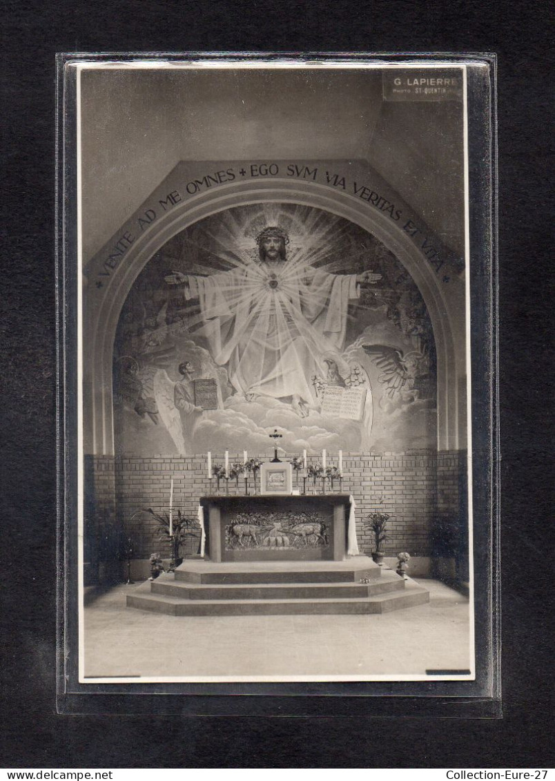 (28/04/24) 02-CPA SAINT QUENTIN - CARTE PHOTO INTERIEUR DE L'EGLISE - Saint Quentin