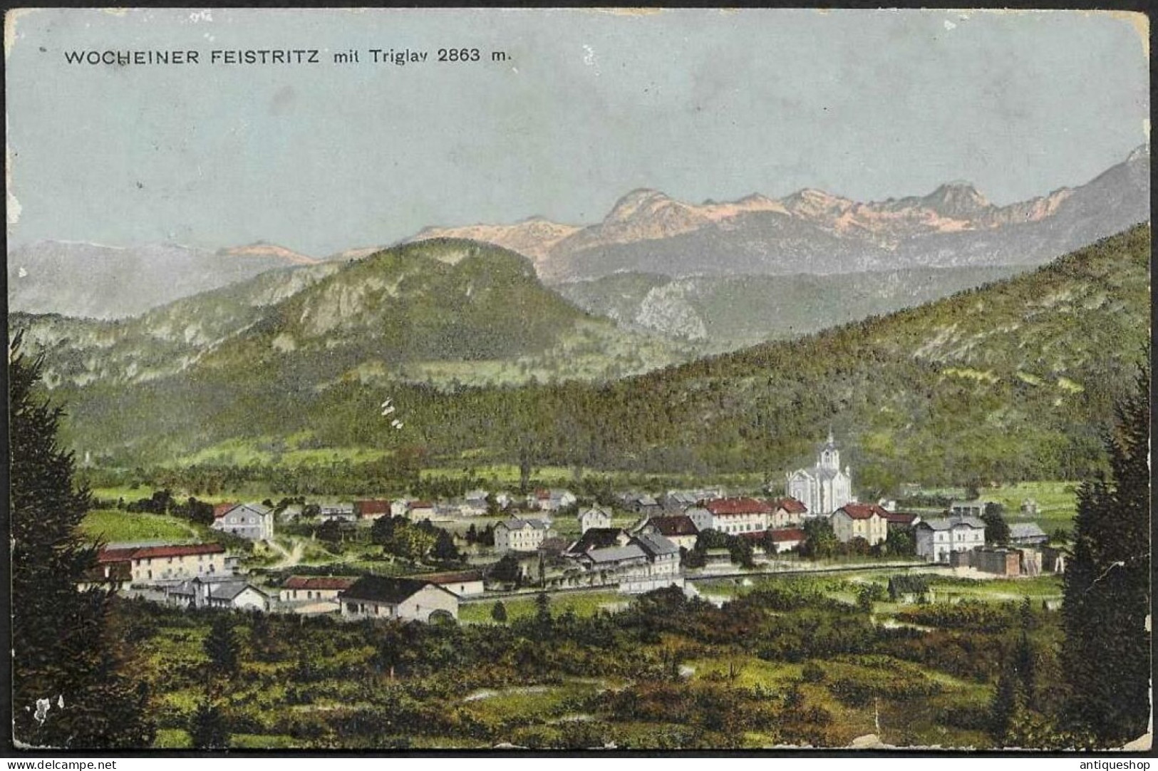 Slovenia-----Bohinjska Bistrica-----old Postcard - Slovenia