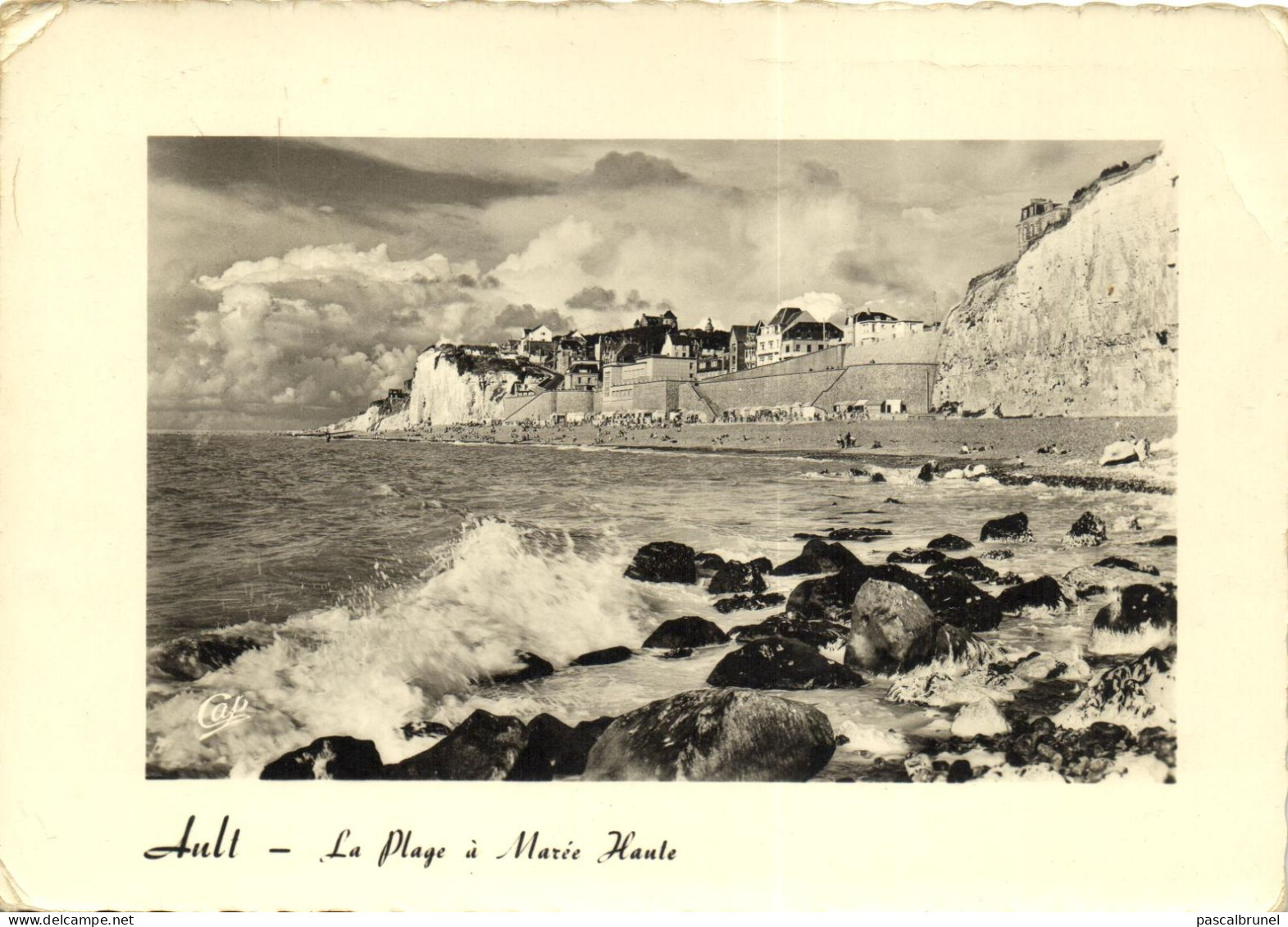 AULT - LA PLAGE A MAREE HAUTE - Ault