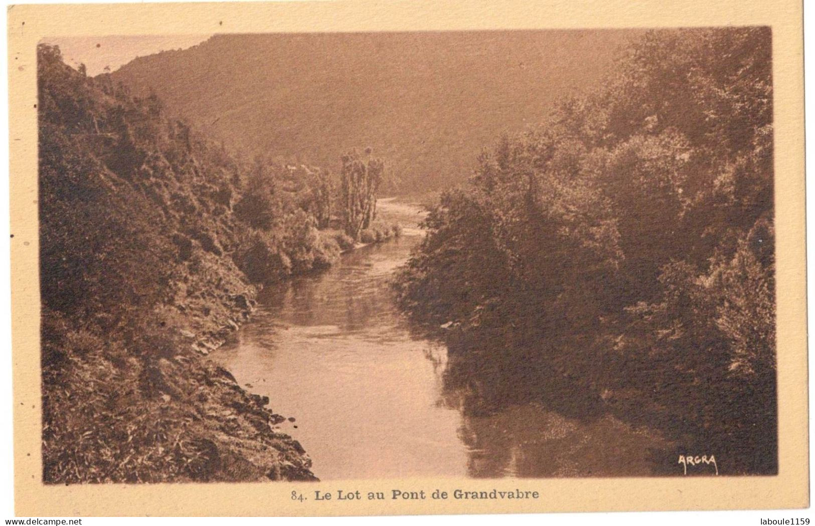 12 AVEYRON : LE LOT AU PONT DE GRAND VABRE - Sonstige & Ohne Zuordnung