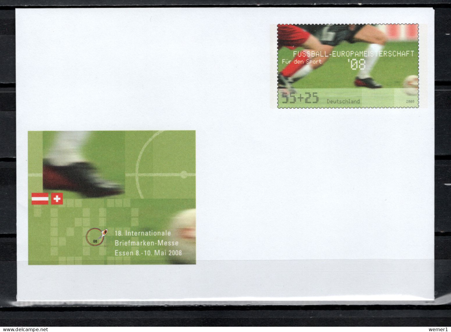 Germany 2008 Football Soccer European Championship Commemorative Cover - Fußball-Europameisterschaft (UEFA)