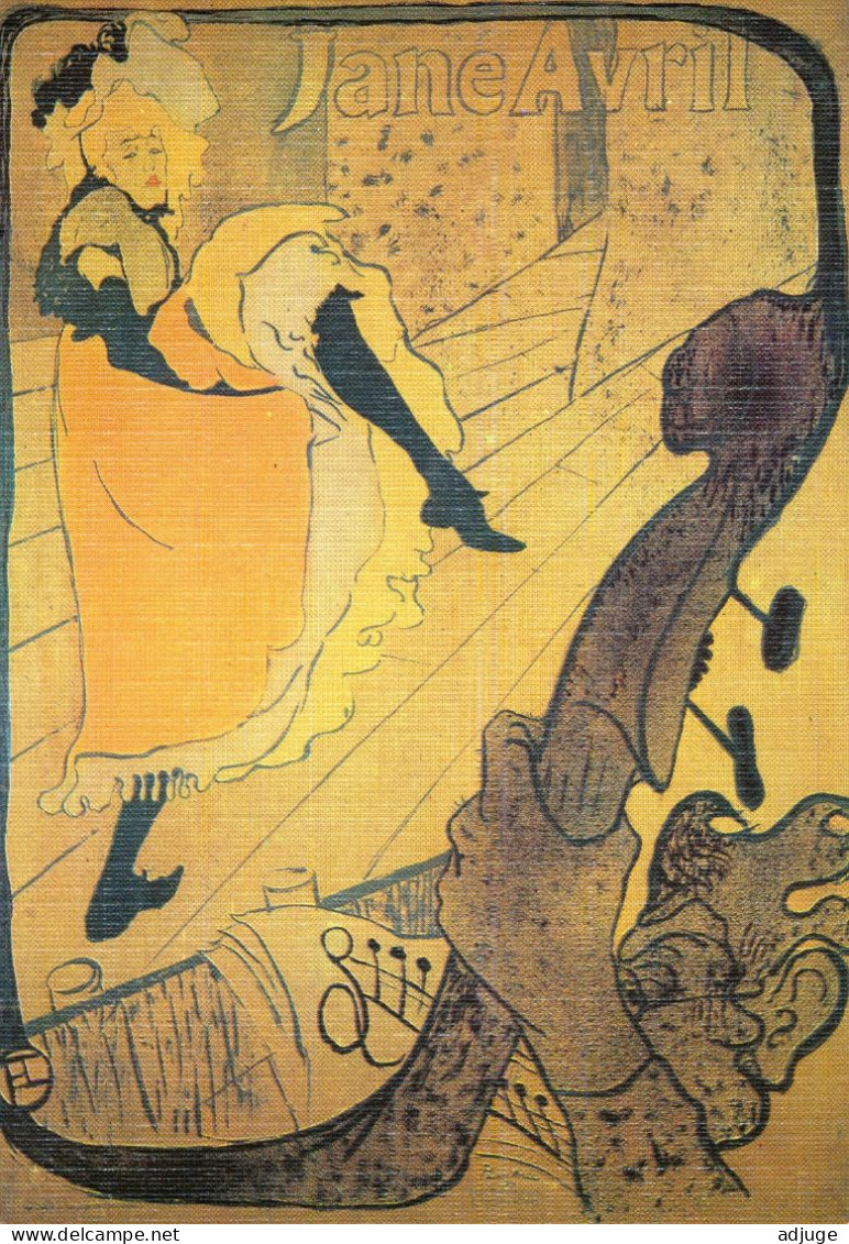 CPM-Affiche H. TOULOUSE-LAUTREC Spectacle  JANE AVRIL Au Jardin De Paris *1893*French Cancan*Cabaret Musée D'ALBI - Kabarett