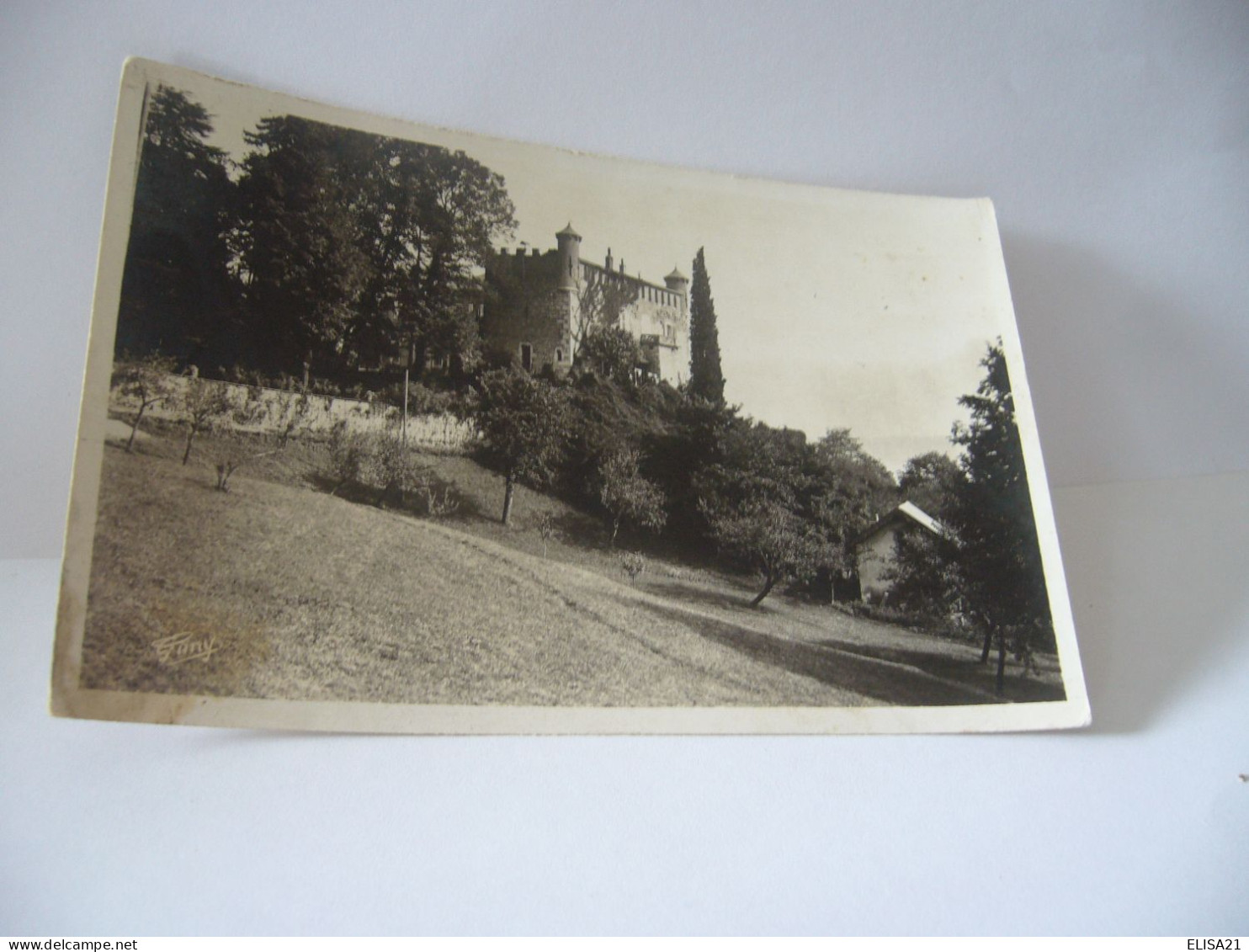 LA SAVOIE PITTORESQUE CHATEAU DE BOURDEAU LE LAC DU BOURGET ET LE MONT REVARD CPSM FORMAT CPA - Le Bourget Du Lac