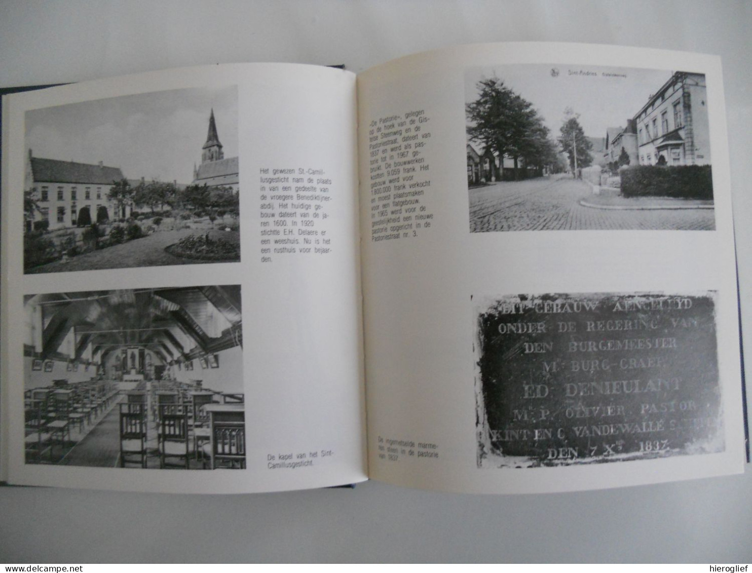 Groeten uit Sint-Andries - kijkboek door Gerard Bossu Brugge 1981 volksleven heemkunde volkskunde folklore oude PK CP AK