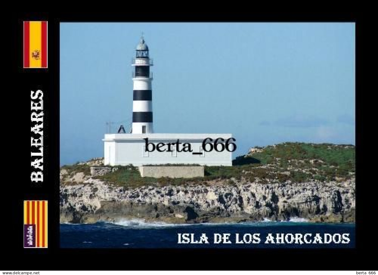 Spain Balearic Islands Ahorcados Lighthouse New Postcard - Vuurtorens