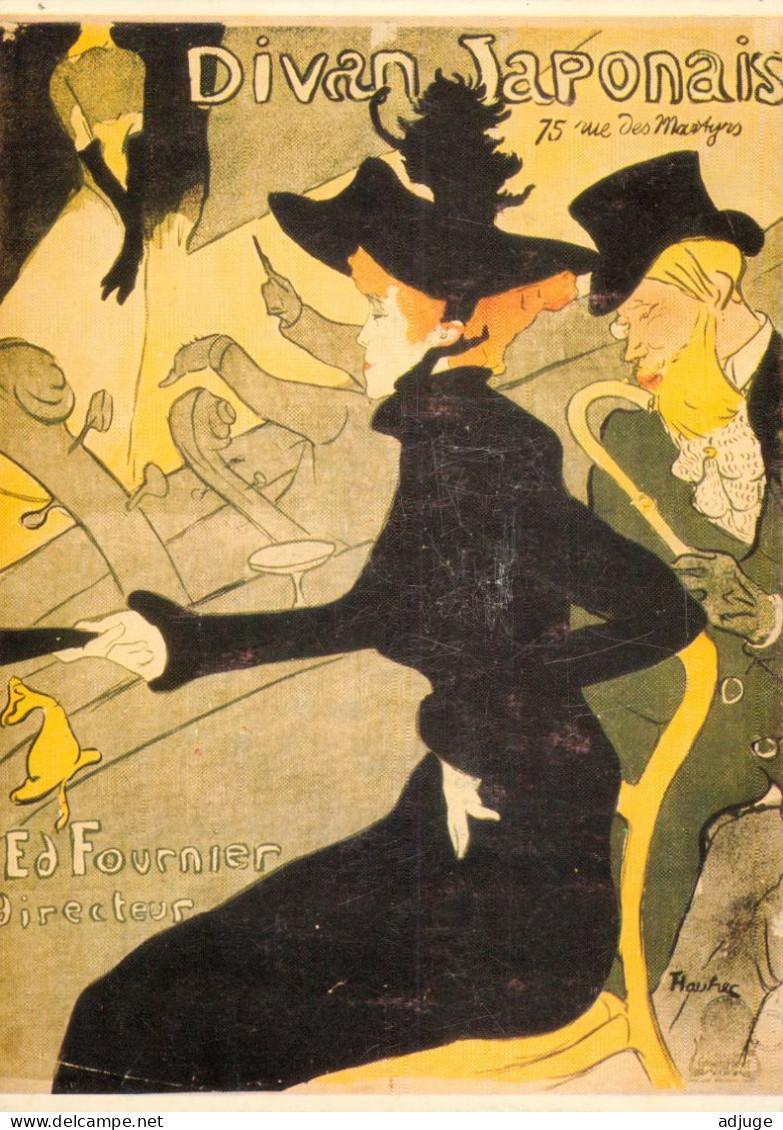 CPM-Affiche H. TOULOUSE-LAUTREC Spectacle "DIVAN JAPONAIS" *1892*Cabaret Belle Époque* Musée D'ALBI - Inns