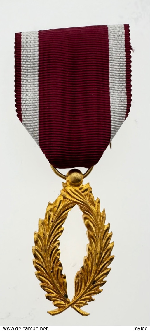 Médaille Décoration. Ordre De La Couronne. Pale D'or. - Monarchia / Nobiltà