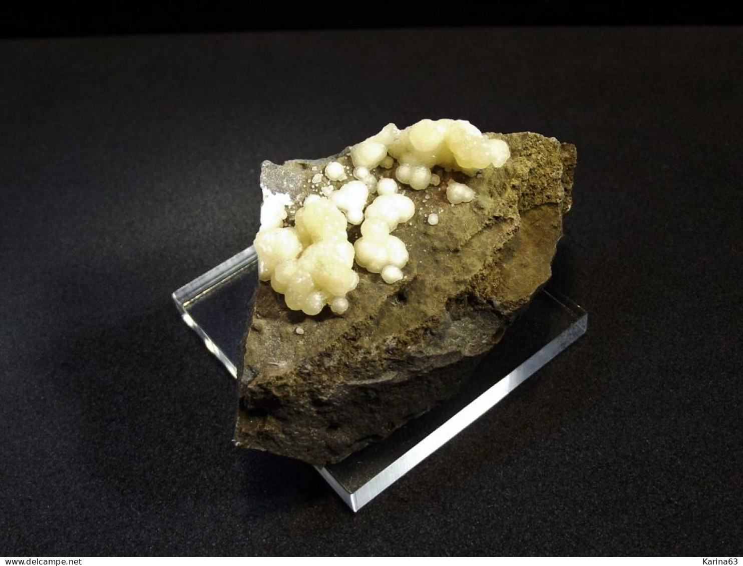 Calcite On Matrix ( 6 X 3.5 X 2.5 Cm ) Montalto De Castro - Viterbo - Lazio - Italy - Mineralen