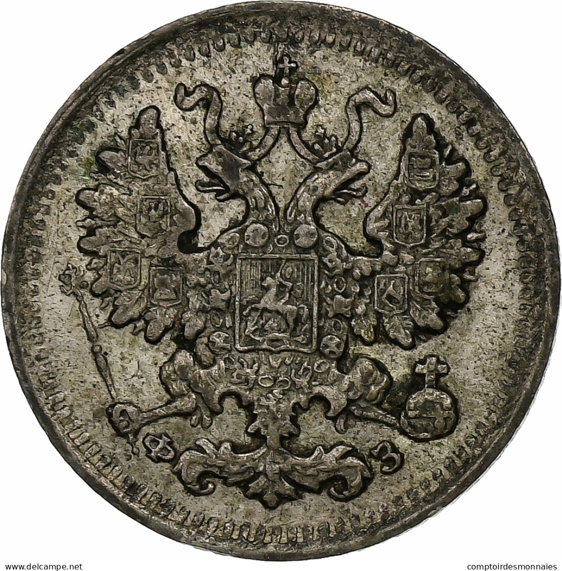 Russie, Nicholas II, 5 Kopeks, 1901, Saint-Pétersbourg, Argent, TTB, KM:19a.1 - Russia