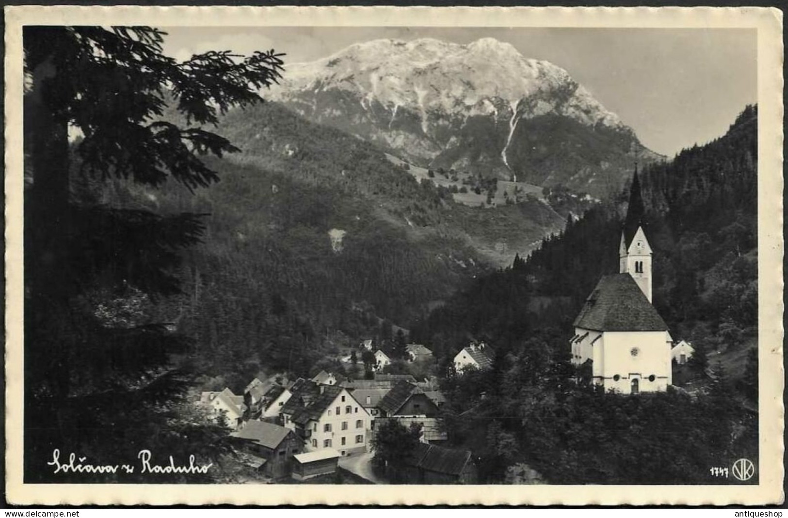 Slovenia-----Solcava Z Raduho-----old Postcard - Slovenië